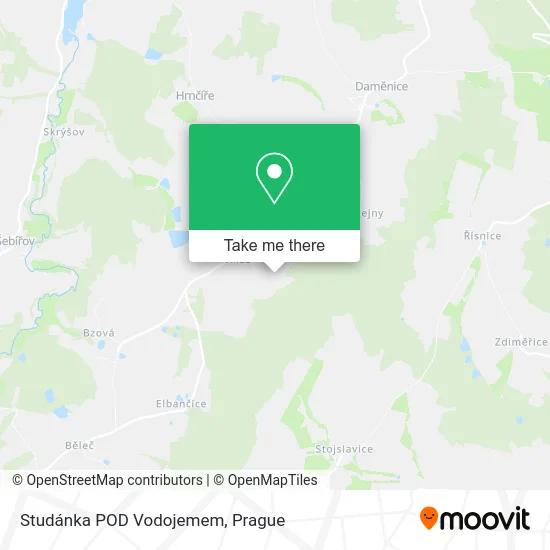 Карта Studánka POD Vodojemem