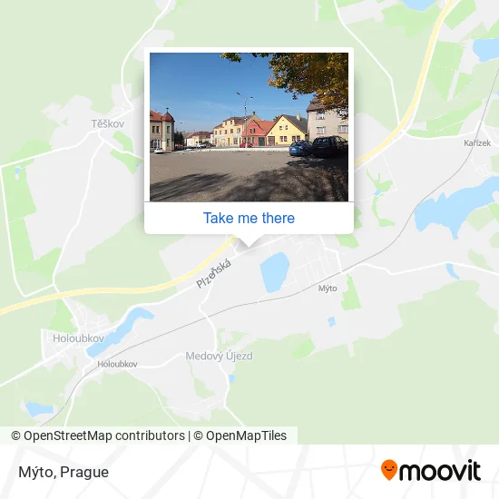 Карта Mýto