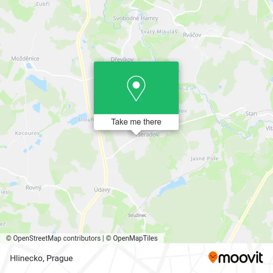 Карта Hlinecko
