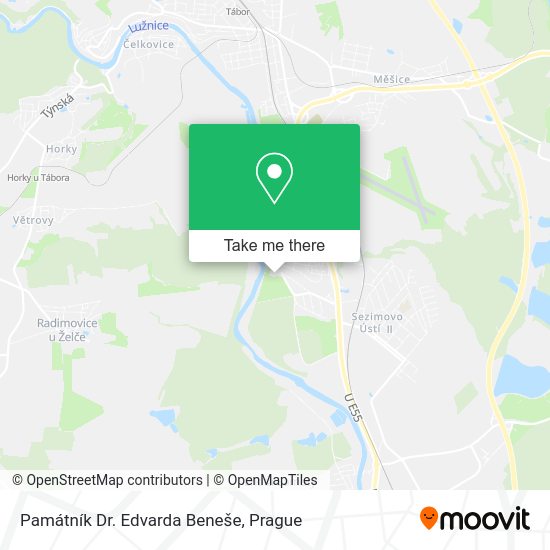 Památník Dr. Edvarda Beneše map