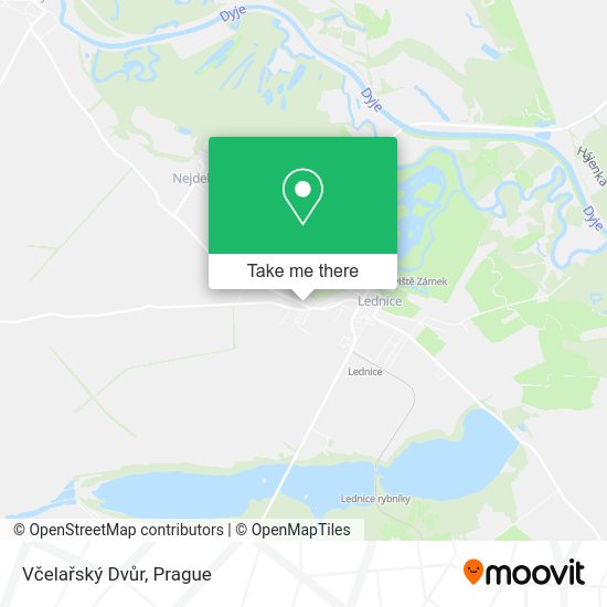 Včelařský Dvůr map