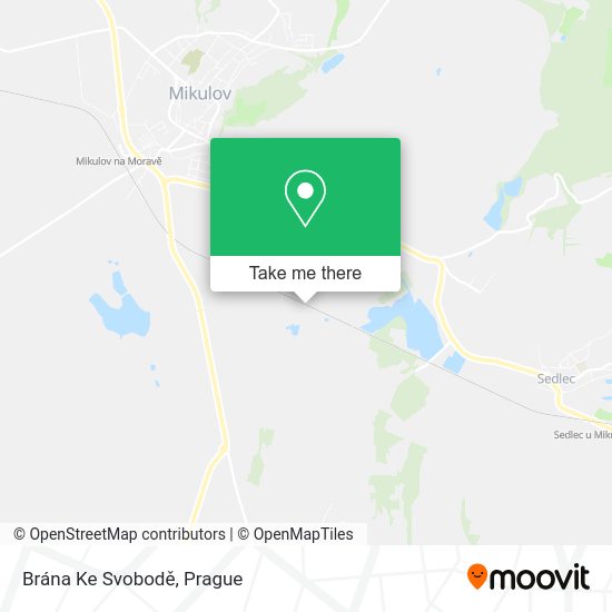 Brána Ke Svobodě map