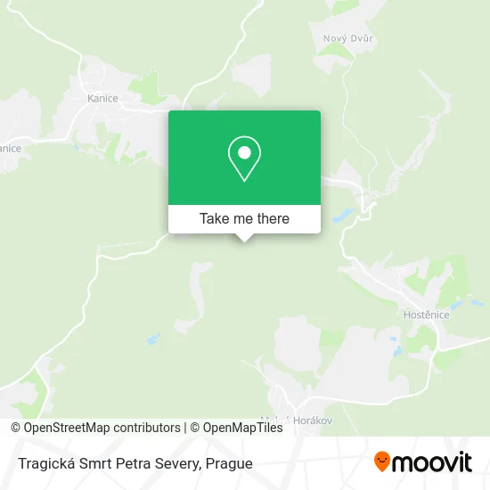 Карта Tragická Smrt Petra Severy