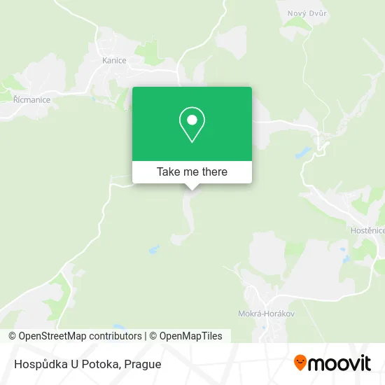 Карта Hospůdka U Potoka