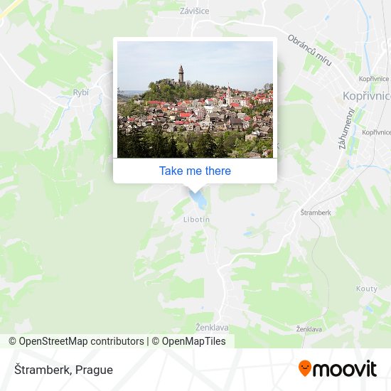 Карта Štramberk