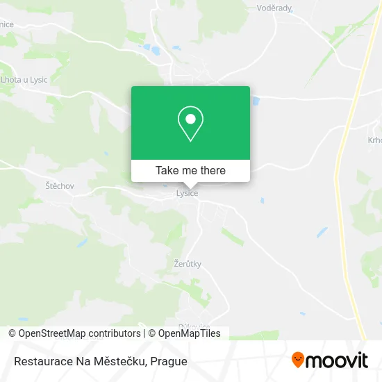 Карта Restaurace Na Městečku