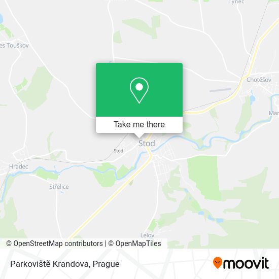 Parkoviště Krandova map