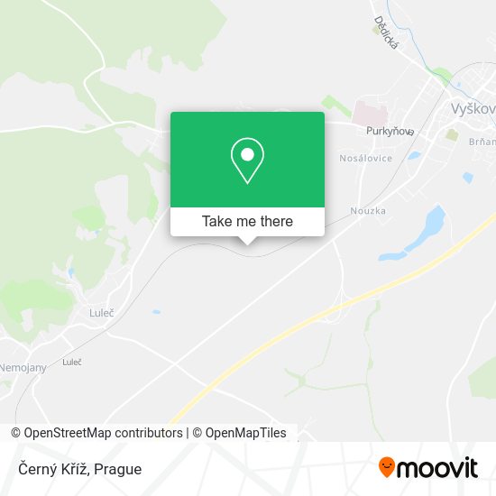 Černý Kříž map