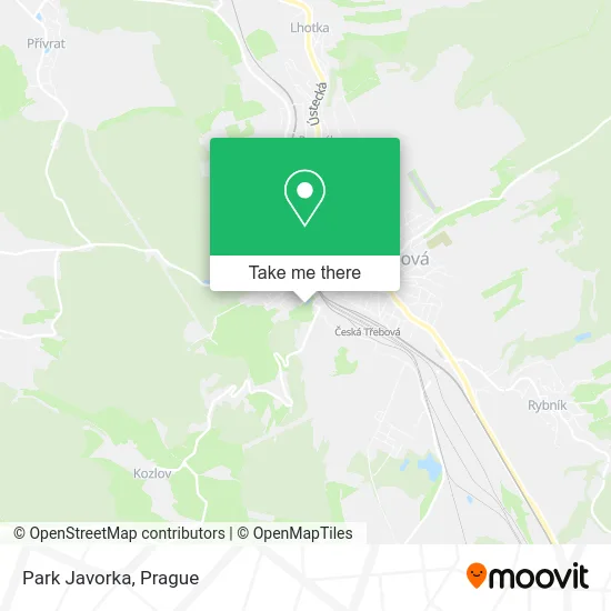 Карта Park Javorka