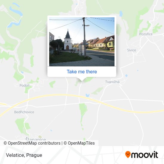 Карта Velatice