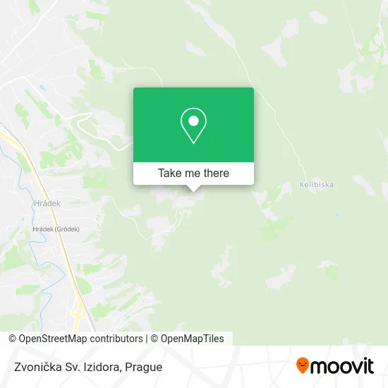 Карта Zvonička Sv. Izidora