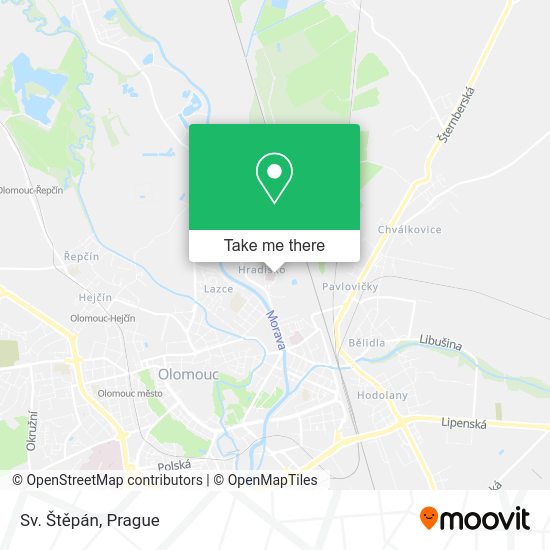Sv. Štěpán map