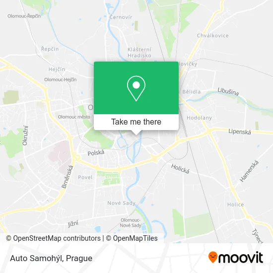 Карта Auto Samohýl
