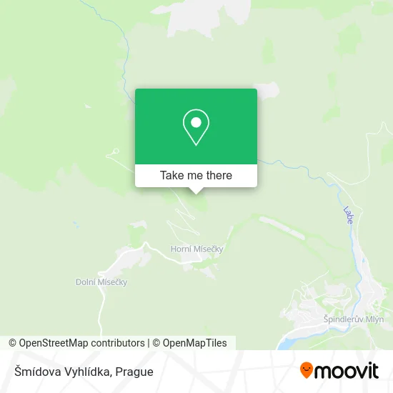 Карта Šmídova Vyhlídka