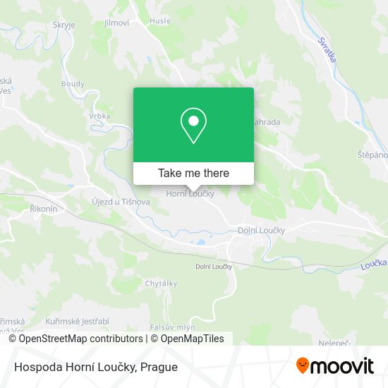 Hospoda Horní Loučky map