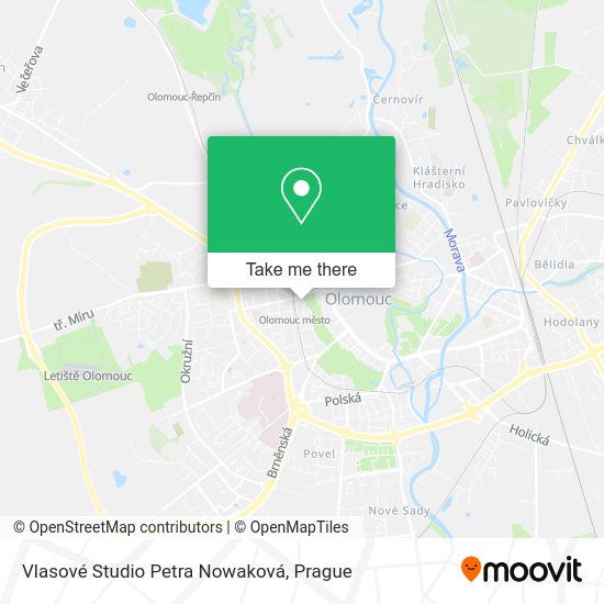 Vlasové Studio Petra Nowaková map