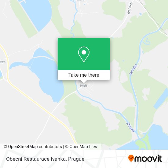 Obecní Restaurace Ivaňka map