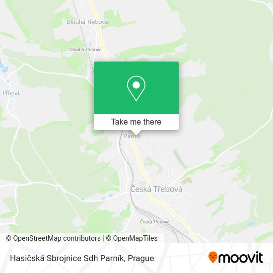 Hasičská Sbrojnice Sdh Parník map