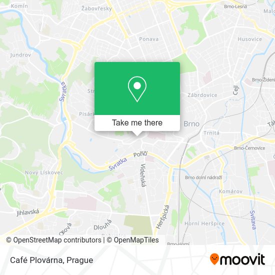 Café Plovárna map