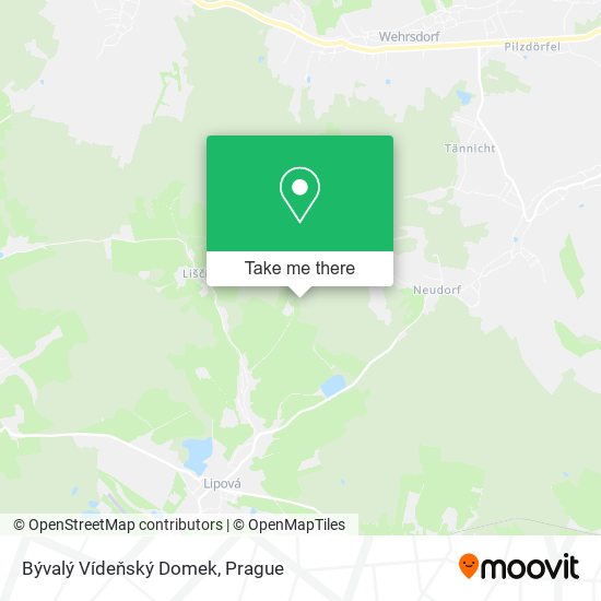 Bývalý Vídeňský Domek map