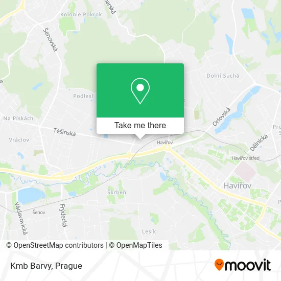 Карта Kmb Barvy