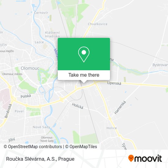 Roučka Slévárna, A.S. map