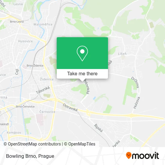 Карта Bowling Brno