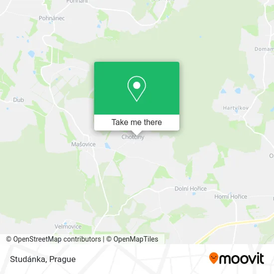 Карта Studánka