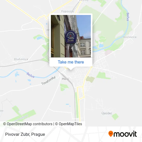 Карта Pivovar Zubr