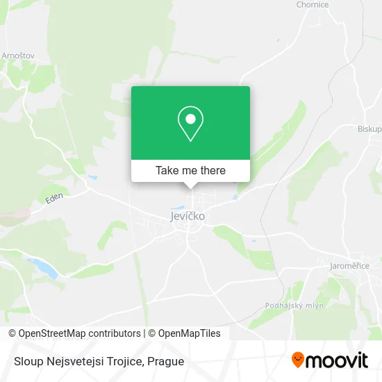 Карта Sloup Nejsvetejsi Trojice