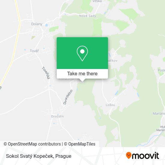 Sokol Svatý Kopeček map