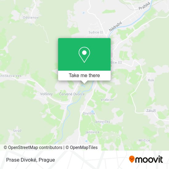 Карта Prase Divoké