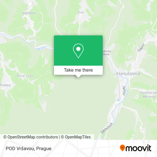 Карта POD Vršavou