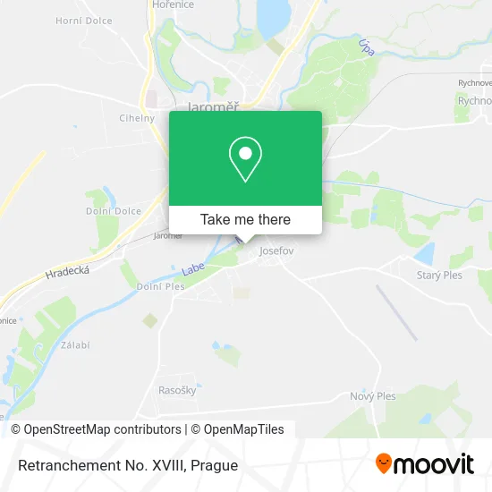 Карта Retranchement No. XVIII