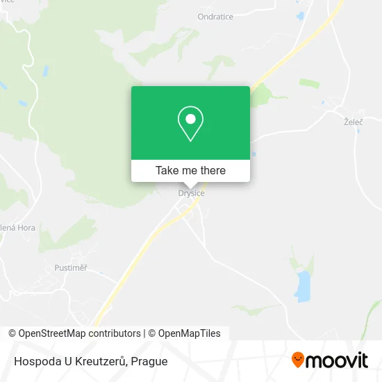 Карта Hospoda U Kreutzerů