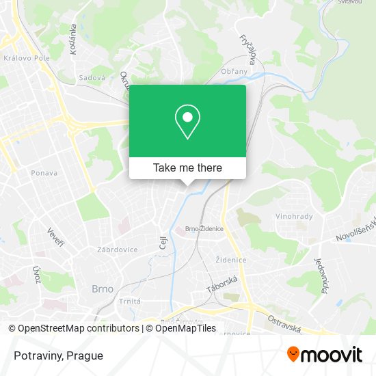 Карта Potraviny