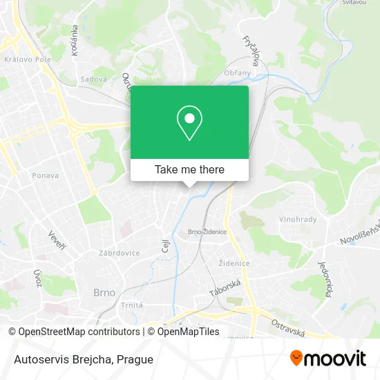 Карта Autoservis Brejcha