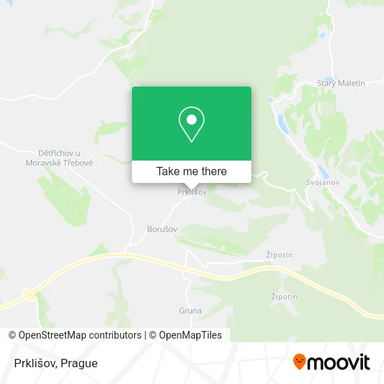 Карта Prklišov
