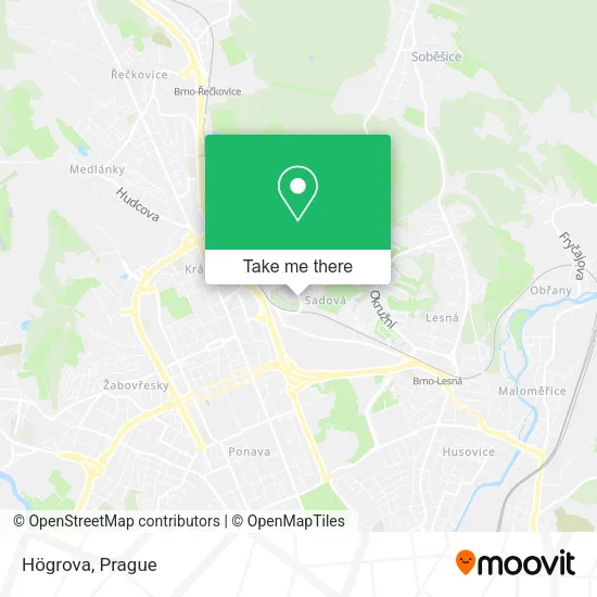 Карта Högrova