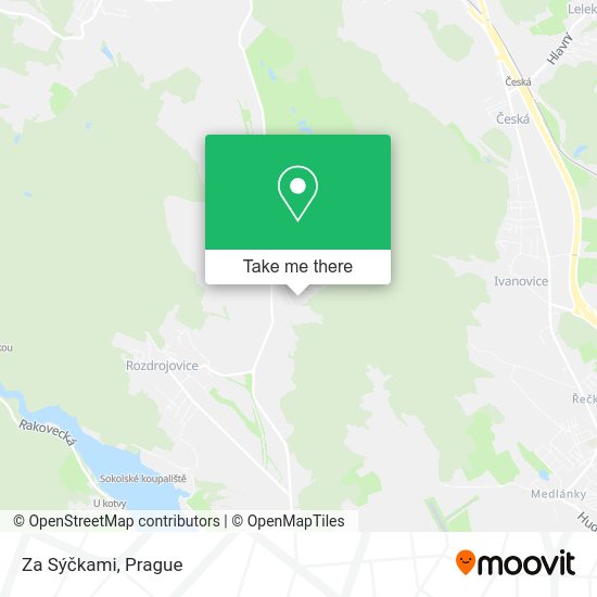 Za Sýčkami map