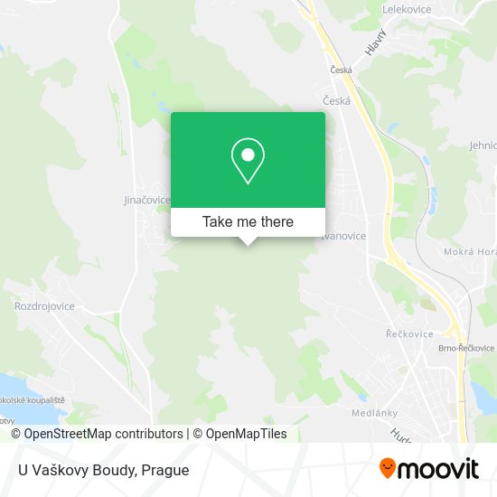 Карта U Vaškovy Boudy