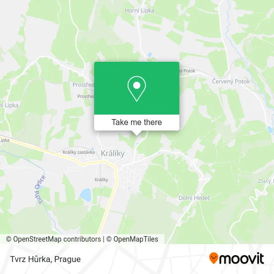 Карта Tvrz Hůrka