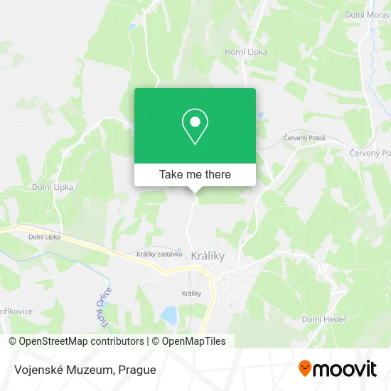 Карта Vojenské Muzeum