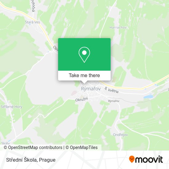 Střední Škola map
