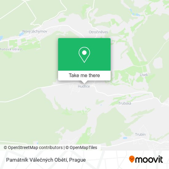 Památník Válečných Obětí map