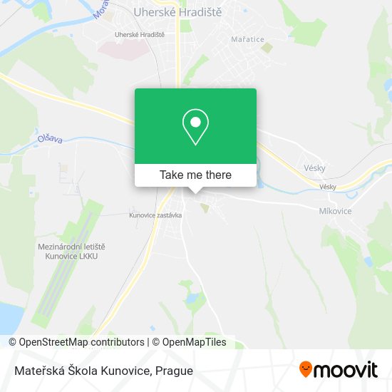 Mateřská Škola Kunovice map