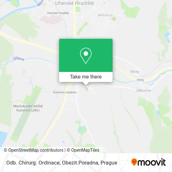 Карта Odb. Chirurg. Ordinace, Obezit.Poradna