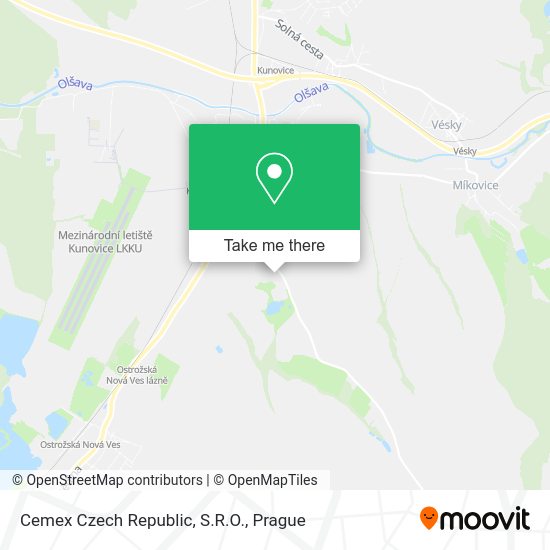 Cemex Czech Republic, S.R.O. map