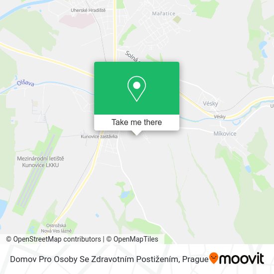 Domov Pro Osoby Se Zdravotním Postižením map