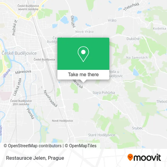 Карта Restaurace Jelen